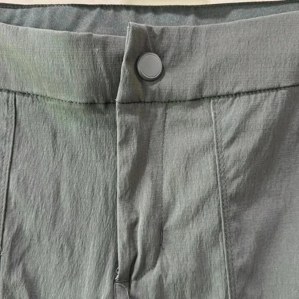 Vina Nylon Pants W/ Drawstring Ankle Size M, Color Flint Gray - Picture 5 of 12